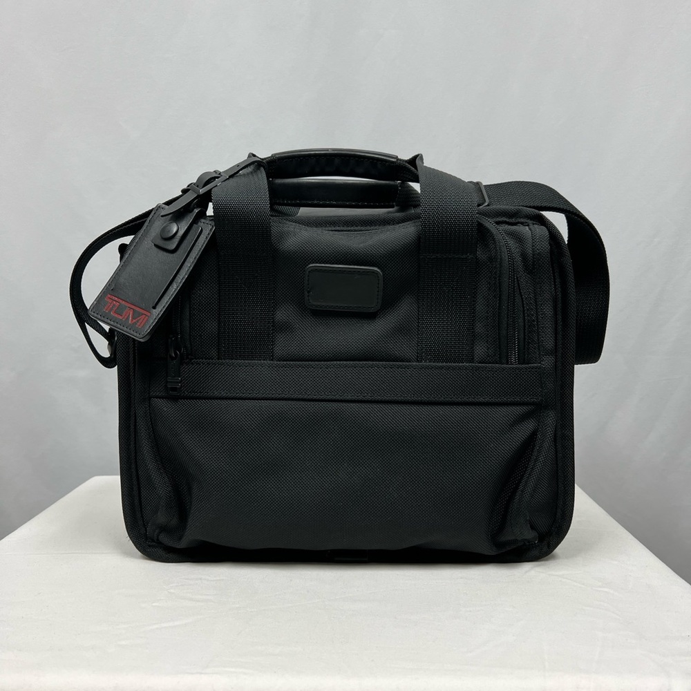 Tumi Black Ballistic Nylon Computer Briefcase Gem